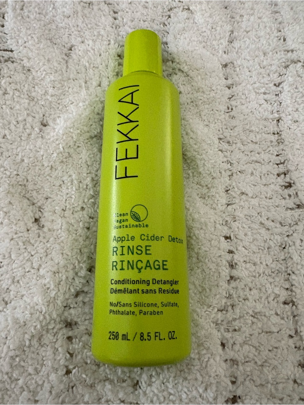 Fekkai Apple Cider Detox Rinse - Lime Green Conditioning Detangler